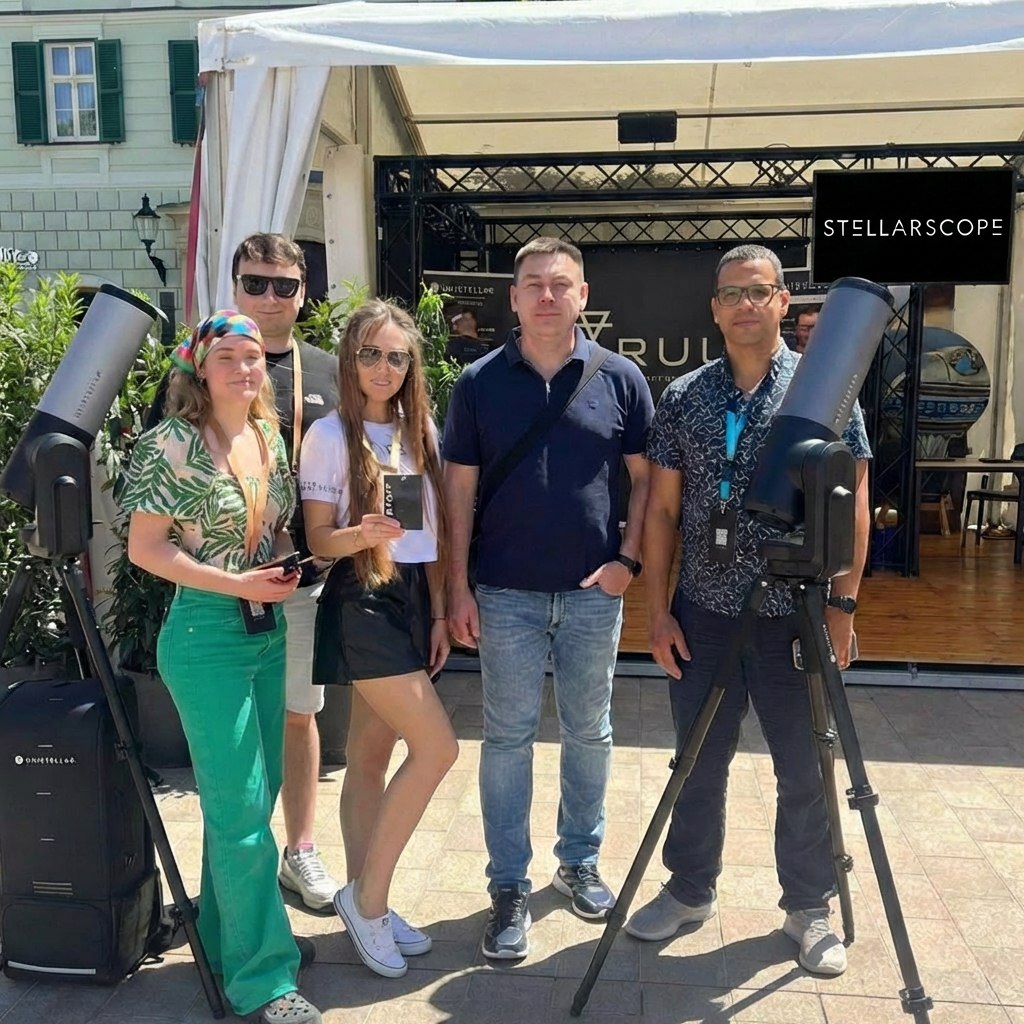 Stellarscope Team mit Dr. Franck Marchis